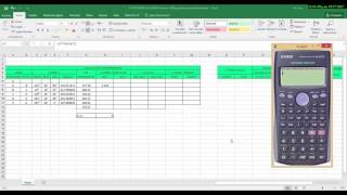 EXCEL APLICADO A LA TOPOGRAFIA 23 calculo de coordenadas [upl. by Candide]