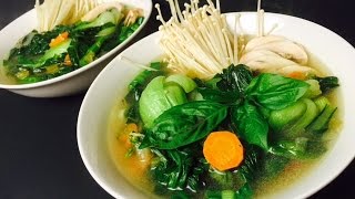 HOW TO MAKE CHINESE VEGETABLE SOUP [upl. by Laird]