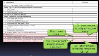 SF 425 Tutorial [upl. by Gelasius]