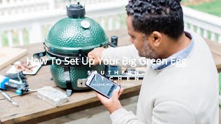 How To Set Up Your Big Green Egg [upl. by Arammat]