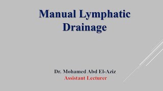 Manual Lymphatic Drainage [upl. by Theone]