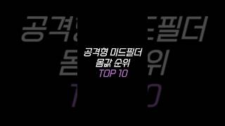 공격형 미드필더 몸값 순위 TOP 10 [upl. by Hanonew]