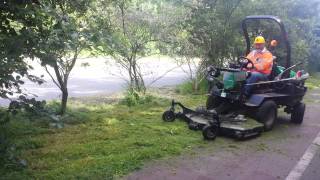 Ransomes hr3300t grass mowing [upl. by Daphie]