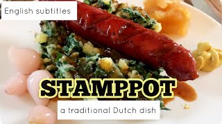 BOERENKOOL STAMPPOT  Dutch traditional food [upl. by Annal32]