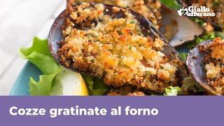 COZZE GRATINATE AL FORNO FACILI E VELOCI [upl. by Gnouc]