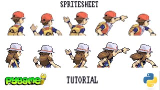 Pygame Sprite Sheet Tutorial How to Load Parse and Use Sprite Sheets [upl. by Gleich]