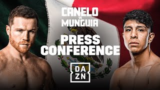 CANELO ALVAREZ VS JAIME MUNGUIA LOS ANGELES LAUNCH PRESS CONFERENCE [upl. by Ambler205]