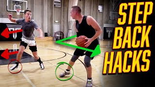 4 UNSTOPPABLE Step Back Moves for INSANE Separation  Basketball Shooting Tips [upl. by Belanger]