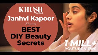 Janhvi Kapoor Shares Her Best DIY Skincare Secrets  Tutorial  Beauty Secrets [upl. by Mutat450]