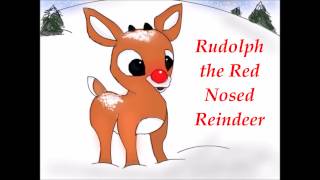 Rudolph The Red Nosed Reindeer Lyrics [upl. by Kipper]