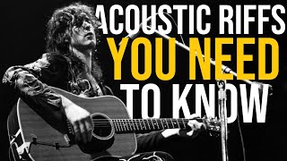 10 Acoustic Guitar Riffs That Will Make You A Better Player [upl. by Bushey487]