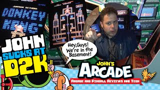 John SUCKS at D2K Jumpman Returns  Donkey Kong 2 Arcade Gameplay Review [upl. by Farika817]