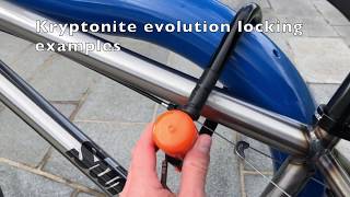 kryptonite evolution bike lock [upl. by Henrique]