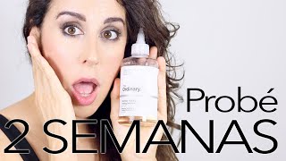 Probé 2 semanas Glycolic Acid Toning Solution 7 The ordinary y esto es lo que ha pasado [upl. by Andreana]