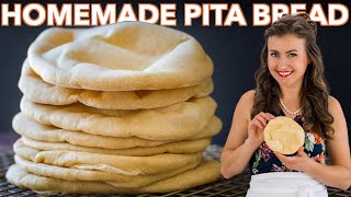 Pita Bread Recipe 2 Easy Ways [upl. by Sivatco]