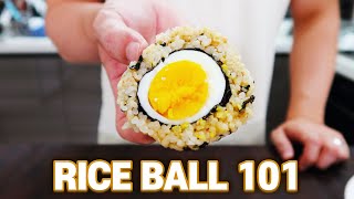 4 New Ways to Enjoy Rice Balls Rice Ball 101 [upl. by Aettam]