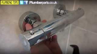 HOW TO CHANGE SHOWER VALVE  THERMOSTATIC  Plumbing Tips [upl. by Keung]