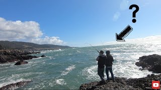 SHORE FISHING the California Coast for Rockfish [upl. by Nynnahs]