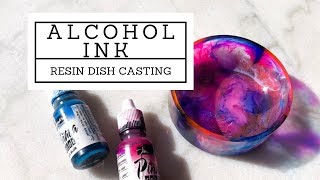 Dropping Alcohol Ink into RESIN what really happens [upl. by Verlie]