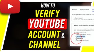 How to Verify Your YouTube Account [upl. by Pedaias666]