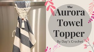 Easy Crochet Modern Towel Topper [upl. by Anitsirt]