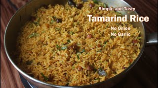 Tamarind Rice Recipe  Puliyogare  Simple and Tasty South Indian Rice Recipe  Pulihora Recipe [upl. by Aserret688]