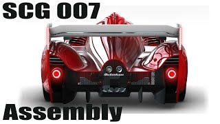 SCG 007 Glickenhaus Hypercar Part 3  Assembly [upl. by Milburt]