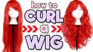 HOW TO CURL A WIG  Alexas Wig Series 8 [upl. by Sedgewake]