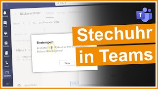 Zeiterfassung in Microsoft Teams mit dieser versteckten Funktion [upl. by Petuu736]