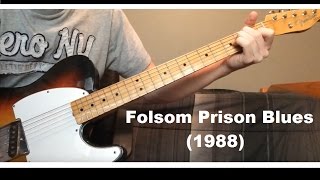 Folsom Prison Blues 1988 by Johnny Cash  Luther Perkins Instrumental [upl. by Carlotta]