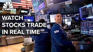 Watch stocks trade in real time after Dows third worstday ever– 3172020 [upl. by Hulen]