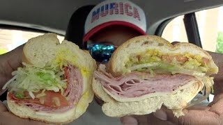 Jersey Mikes Italian Sub vs Wawa Italian Hoagie [upl. by Dyanna]