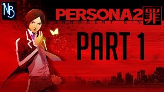 Persona 2 Innocent Sin Walkthrough Part 1 No Commentary PSP [upl. by Hallerson]