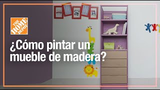 ¿Cómo pintar un mueble de madera como profesional  Pintura [upl. by Brunelle278]