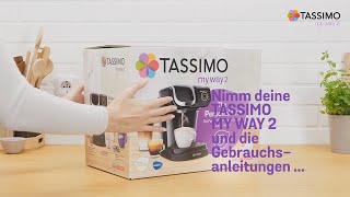 TASSIMO my way 2 Inbetriebnahme  Bosch [upl. by Mada]