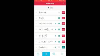 How to Use Notebook in the Symbolab app Android and iPhone [upl. by Ednutey]