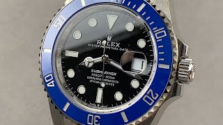 2020 Rolex Submariner 41mm 126619LB Rolex Watch Review [upl. by Ennairak125]