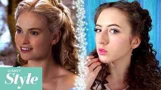 Cinderella Tinsel Hair Transformation  Disney Style [upl. by Onahpets]