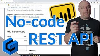 Power BI REST API nocode options [upl. by Gnol]