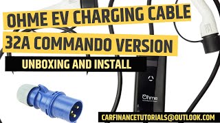 UNBOXING AND INSTALL Ohme 32A Commando EV Charger [upl. by Einreb]