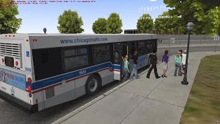 OMSI 2 The Bus Simulator  Chicago Downtown First Look HD [upl. by Kciredec]