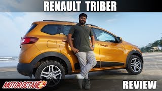 Renault Triber Review  Hindi  MotorOctane [upl. by Yenterb726]