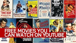 Free movies you can watch on YouTube [upl. by Small]