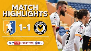 HIGHLIGHTS  Mansfield Town v Newport County [upl. by Emalee]