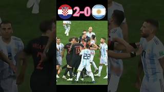 Argentina Vs Croatia 03 Fifa World Cup 2018 highlight  Comeback Croatia 💥 shorts messi youtub [upl. by Mahgem]