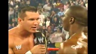 Shelton Benjamin and Randy Orton segment RAW 5172004 [upl. by Nolyak]