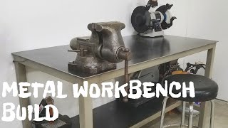 Metal Workbench Build [upl. by Kiryt]