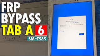 SAMSUNG Galaxy Tab A 6 SMT580SMT585 FRPGoogle Lock Bypass  Without PC amp Box  2020 [upl. by Stoneham]