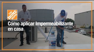 ¿Cómo poner impermeabilizante en el techo [upl. by Esinehs]