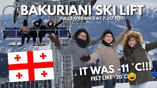 Bakuriani Ski Lift Georgia 2022 Full Experience [upl. by Enyedy]